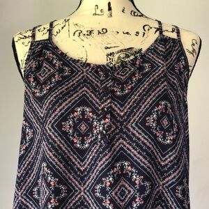 Pink Rose Floral Top